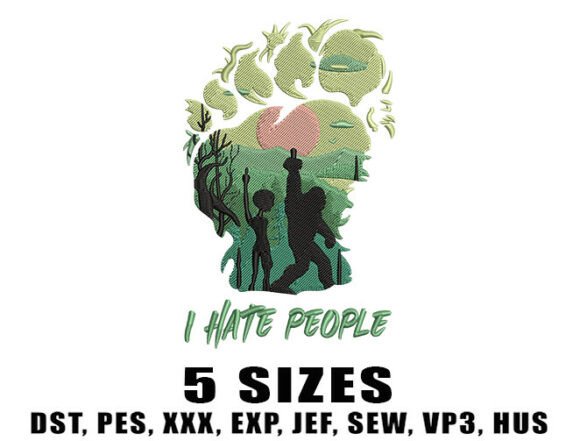 Bigfoot, I Hate People Embroidery: A Designer’s Honest Take
