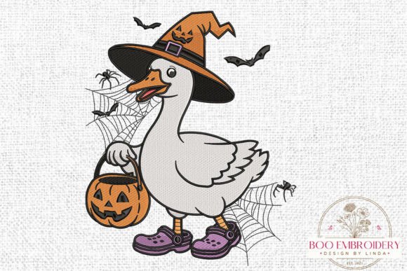 h1Witch Goose Halloween Embroidery Design Review/h1