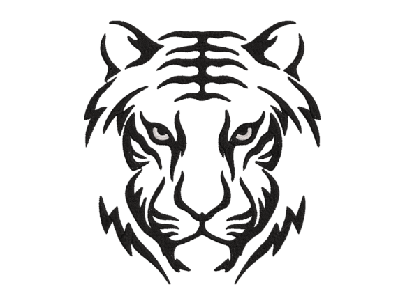Tiger Head Embroidery Design Review for Boutiques
